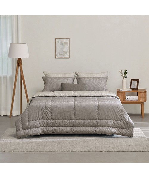 [알레르망] 오슬로 차렵이불 S 단품 브라운